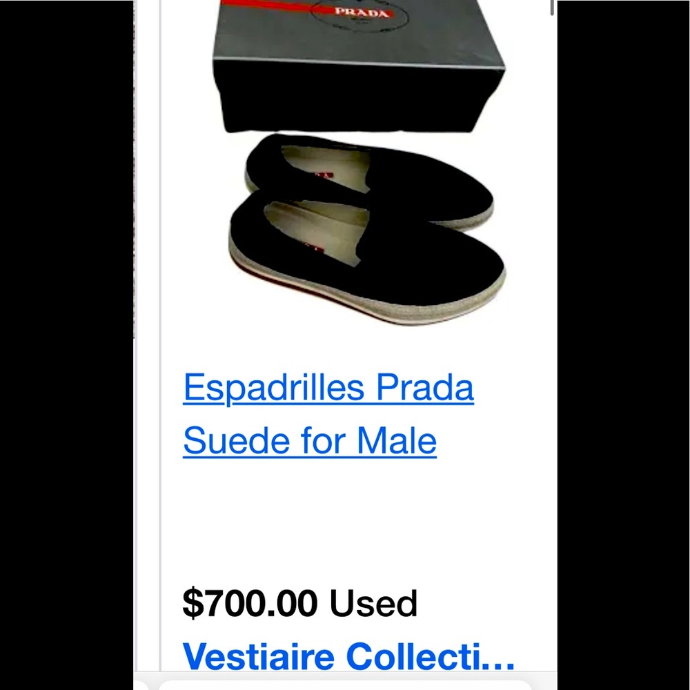 COPY - Prada Espadrilles Suede